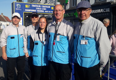 Claude PORQUET, Laurent BON, Francis HENIQUE, Bruno LE SCORNET et Manon LANGUE